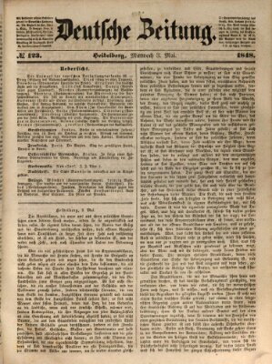 Deutsche Zeitung Mittwoch 3. Mai 1848