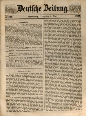 Deutsche Zeitung Donnerstag 4. Mai 1848