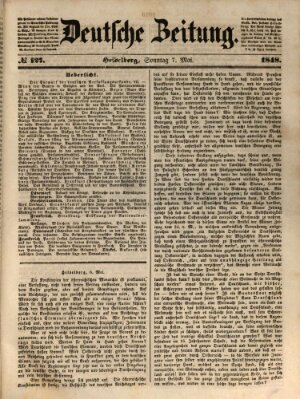 Deutsche Zeitung Sonntag 7. Mai 1848