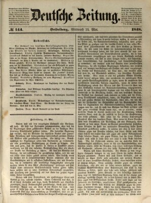 Deutsche Zeitung Mittwoch 24. Mai 1848