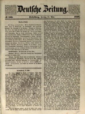 Deutsche Zeitung Freitag 26. Mai 1848