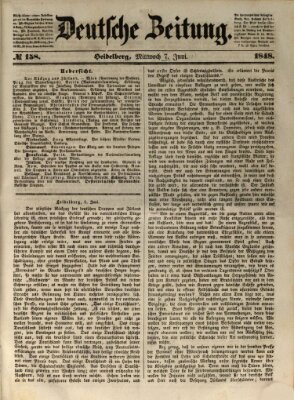 Deutsche Zeitung Mittwoch 7. Juni 1848