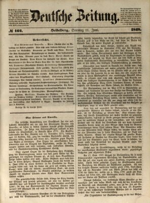 Deutsche Zeitung Sonntag 11. Juni 1848