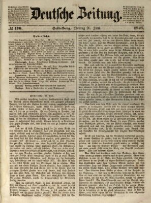 Deutsche Zeitung Montag 26. Juni 1848