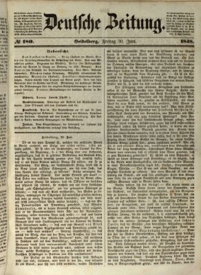 Deutsche Zeitung Freitag 30. Juni 1848