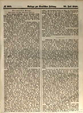 Deutsche Zeitung Freitag 21. Juli 1848