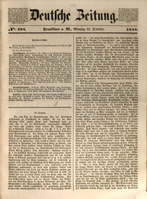 Deutsche Zeitung Montag 23. Oktober 1848