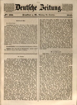 Deutsche Zeitung Montag 30. Oktober 1848