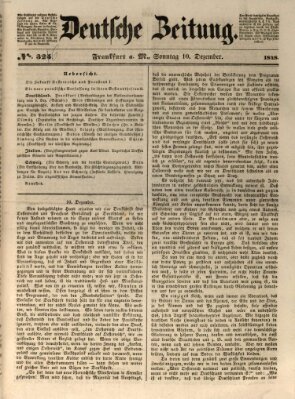 Deutsche Zeitung Sonntag 10. Dezember 1848