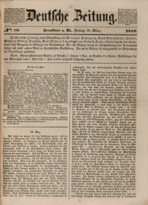 Deutsche Zeitung Freitag 30. März 1849