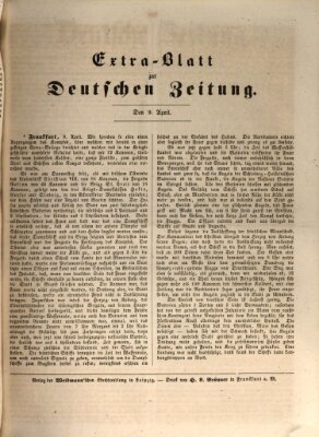 Deutsche Zeitung Montag 9. April 1849