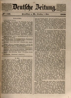 Deutsche Zeitung Dienstag 1. Mai 1849