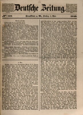 Deutsche Zeitung Freitag 4. Mai 1849