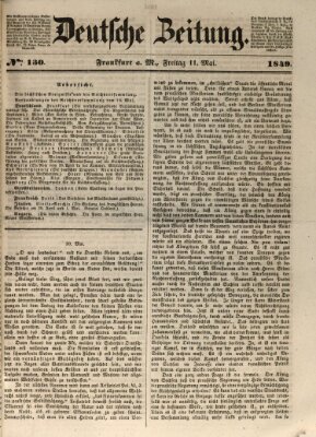 Deutsche Zeitung Freitag 11. Mai 1849