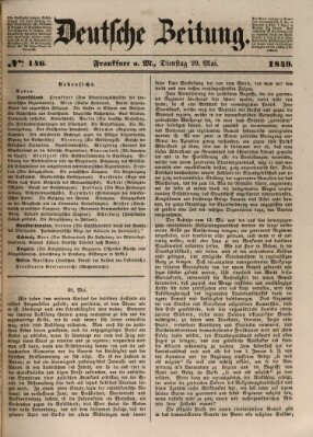 Deutsche Zeitung Dienstag 29. Mai 1849