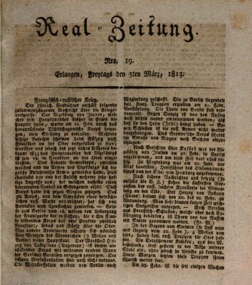 Erlanger Real-Zeitung Freitag 5. März 1813