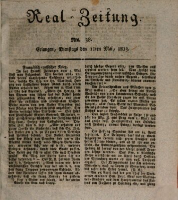 Erlanger Real-Zeitung Dienstag 11. Mai 1813