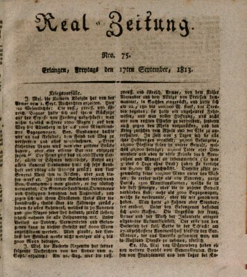 Erlanger Real-Zeitung Freitag 17. September 1813