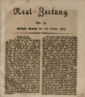 Erlanger Real-Zeitung Freitag 1. Oktober 1813