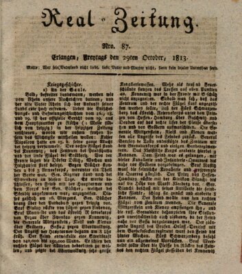 Erlanger Real-Zeitung Freitag 29. Oktober 1813