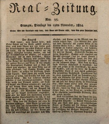 Erlanger Real-Zeitung Dienstag 29. November 1814