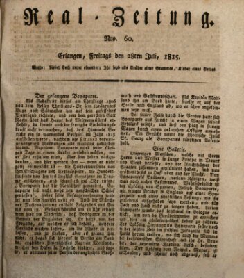 Erlanger Real-Zeitung Freitag 28. Juli 1815