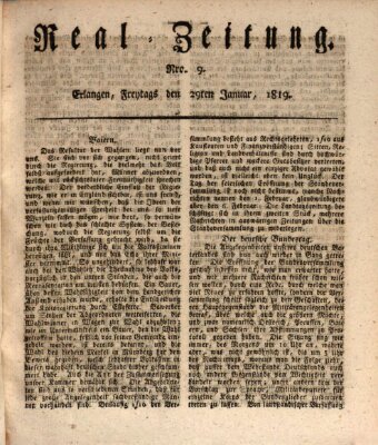 Erlanger Real-Zeitung Freitag 29. Januar 1819