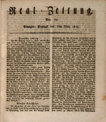 Erlanger Real-Zeitung Freitag 5. März 1819