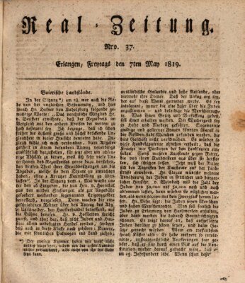 Erlanger Real-Zeitung Freitag 7. Mai 1819