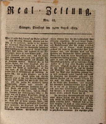 Erlanger Real-Zeitung Dienstag 24. August 1819