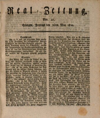 Erlanger Real-Zeitung Freitag 26. Mai 1820