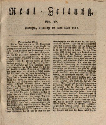 Erlanger Real-Zeitung Dienstag 8. Mai 1821