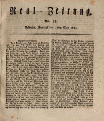 Erlanger Real-Zeitung Freitag 11. Mai 1821