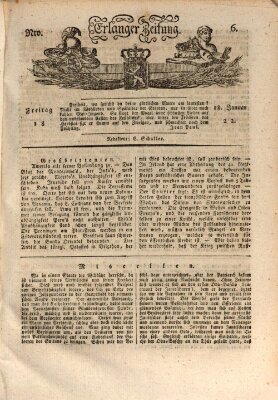 Erlanger Zeitung (Erlanger Real-Zeitung) Freitag 18. Januar 1822