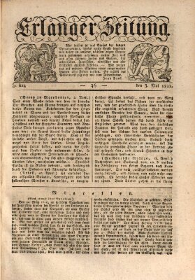 Erlanger Zeitung (Erlanger Real-Zeitung) Freitag 3. Mai 1822