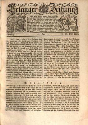 Erlanger Zeitung (Erlanger Real-Zeitung) Dienstag 20. Mai 1823