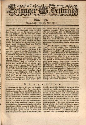 Erlanger Zeitung (Erlanger Real-Zeitung) Samstag 15. Mai 1824