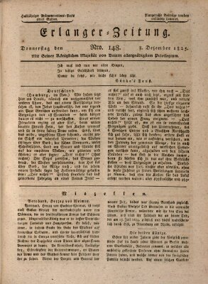 Erlanger Zeitung (Erlanger Real-Zeitung) Donnerstag 8. Dezember 1825