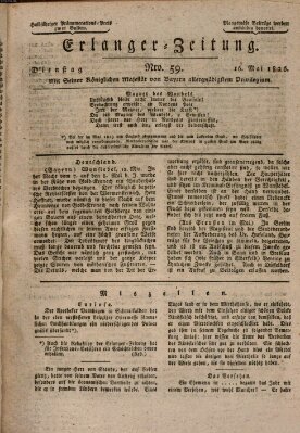 Erlanger Zeitung (Erlanger Real-Zeitung) Dienstag 16. Mai 1826