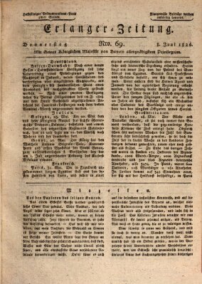 Erlanger Zeitung (Erlanger Real-Zeitung) Donnerstag 8. Juni 1826