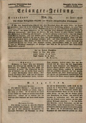 Erlanger Zeitung (Erlanger Real-Zeitung) Samstag 17. Juni 1826