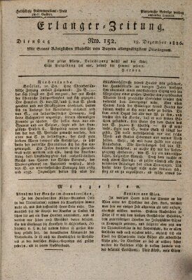 Erlanger Zeitung (Erlanger Real-Zeitung) Dienstag 19. Dezember 1826