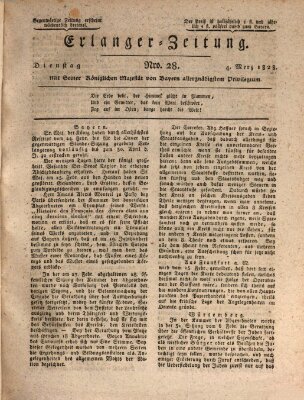 Erlanger Zeitung (Erlanger Real-Zeitung) Dienstag 4. März 1828