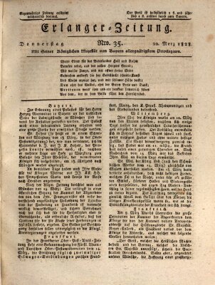 Erlanger Zeitung (Erlanger Real-Zeitung) Donnerstag 20. März 1828