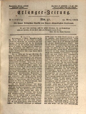 Erlanger Zeitung (Erlanger Real-Zeitung) Dienstag 25. März 1828