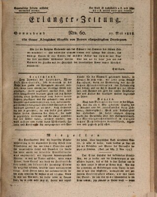 Erlanger Zeitung (Erlanger Real-Zeitung) Samstag 17. Mai 1828