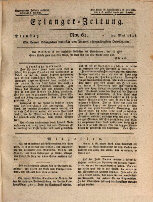 Erlanger Zeitung (Erlanger Real-Zeitung) Dienstag 20. Mai 1828