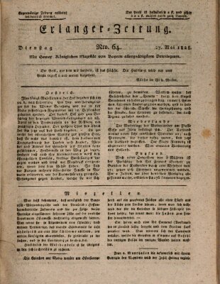 Erlanger Zeitung (Erlanger Real-Zeitung) Tuesday 27. May 1828