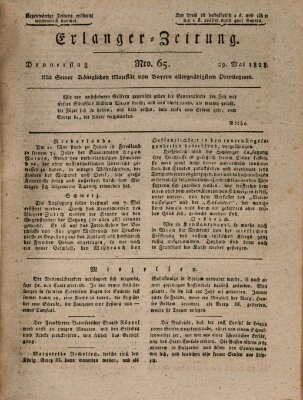 Erlanger Zeitung (Erlanger Real-Zeitung) Donnerstag 29. Mai 1828