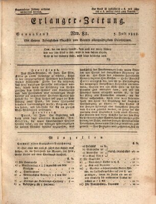 Erlanger Zeitung (Erlanger Real-Zeitung) Samstag 5. Juli 1828